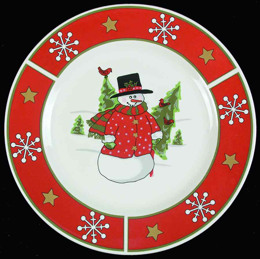 Wonderland Traditions Dinner Plate by Home Lifestyles-1