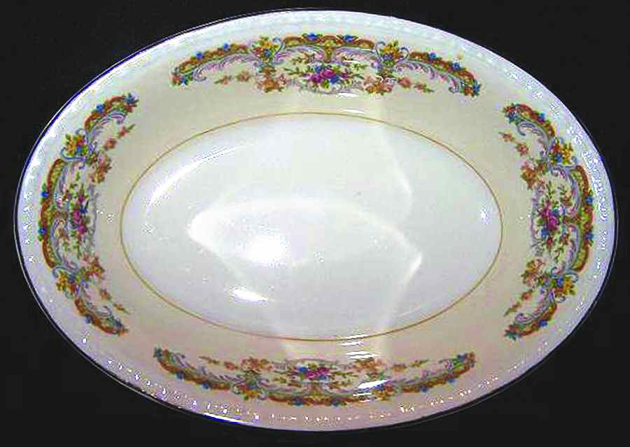 HLC3574 13" Oval Serving Platter by Homer Laughlin -1
