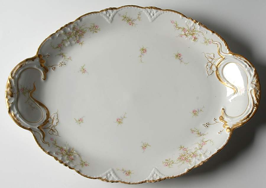 H3297 18" Oval Serving Platter by Haviland-1