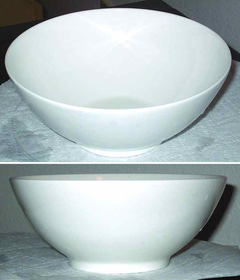 White Linen Coupe Cereal Bowl by Hankook-1
