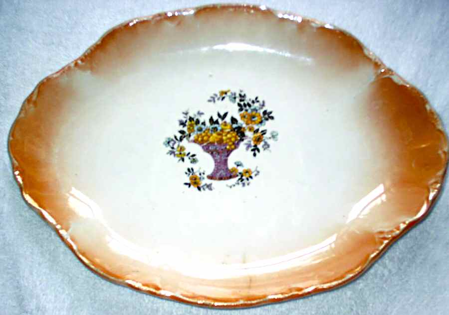 HLC2533 10" Oval Serving Platter by Homer Laughlin -1