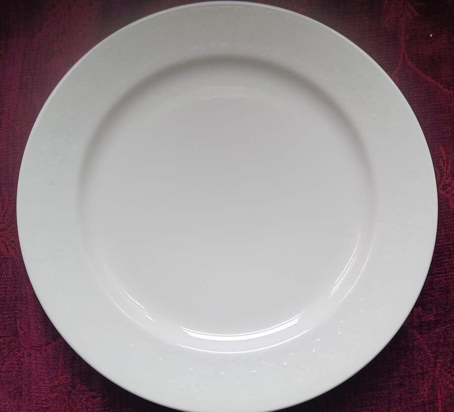 Oasis (Ameriwhite) Salad Plate by Homer Laughlin -1