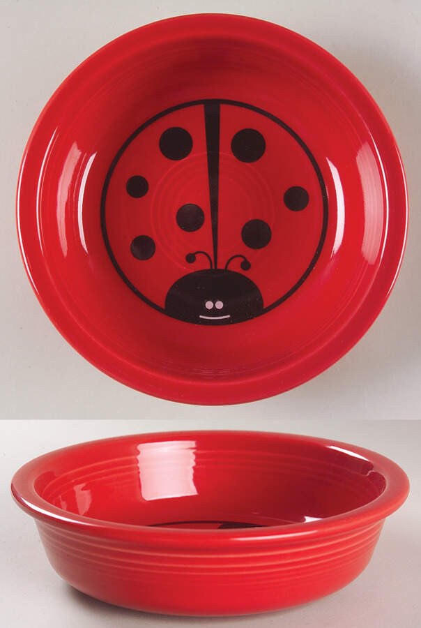 Fiesta Ladybug Soup/Cereal Bowl by Homer Laughlin -1