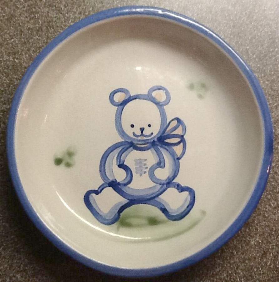 Teddy Bear Child's Bowl by M A Hadley-1