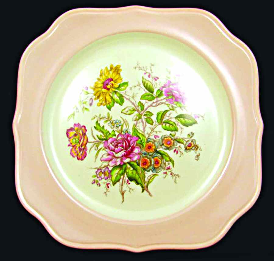 HLC3637 Square Salad Plate by Homer Laughlin -1