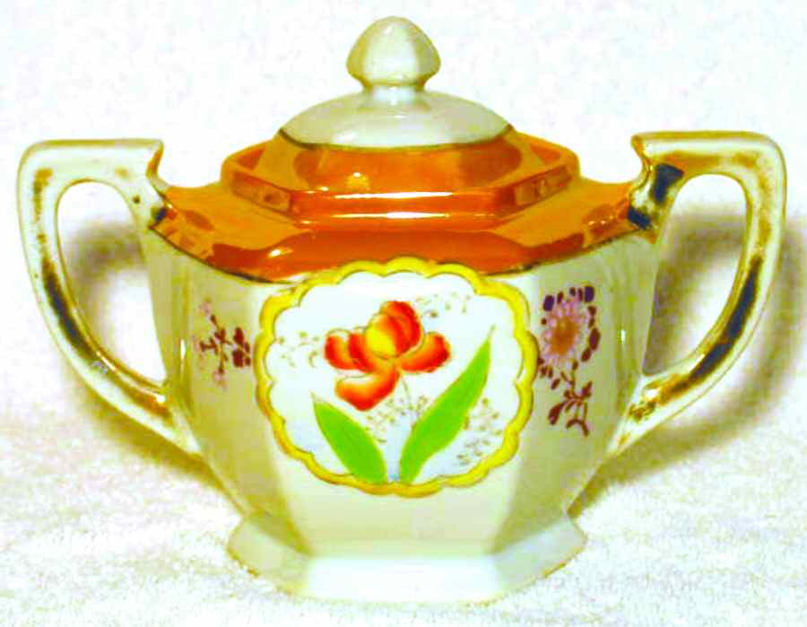 HYS5 Sugar Bowl & Lid by Hotta Yu Shoten & Co-1