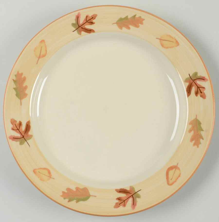 Autumn Leaves Dinner Plate by Hartstone-1