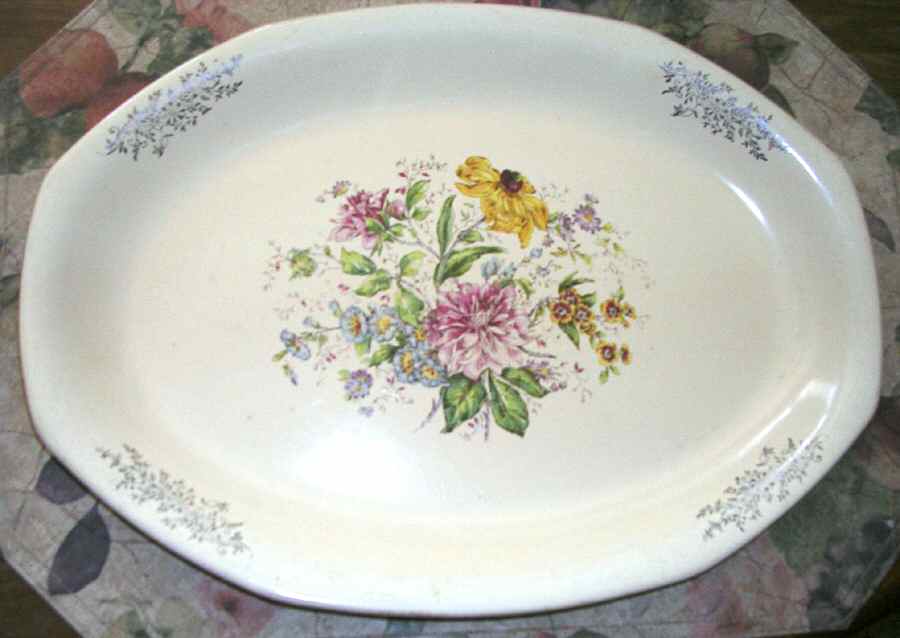 HLC2558 15" Oval Serving Platter by Homer Laughlin -1
