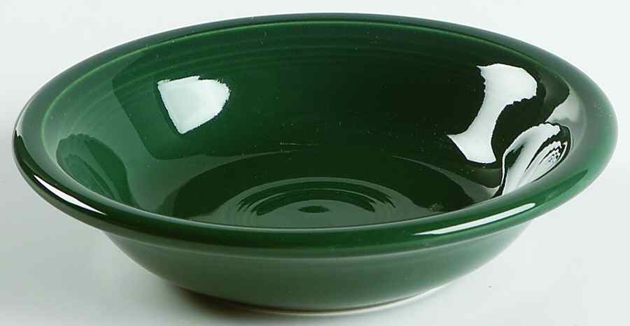 Fiesta Evergreen (Intro 2007) Fruit/Dessert (Sauce) Bowl by Homer Laughlin -1