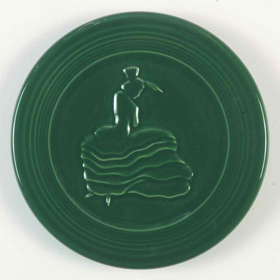 Fiesta Evergreen (Intro 2007) Trivet by Homer Laughlin -1