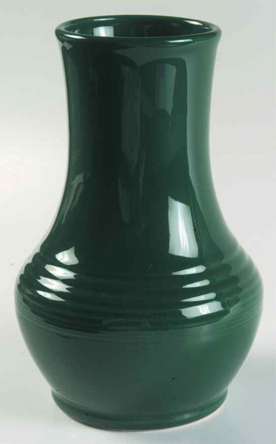 Fiesta Evergreen (Intro 2007) Royalty Vase by Homer Laughlin -1