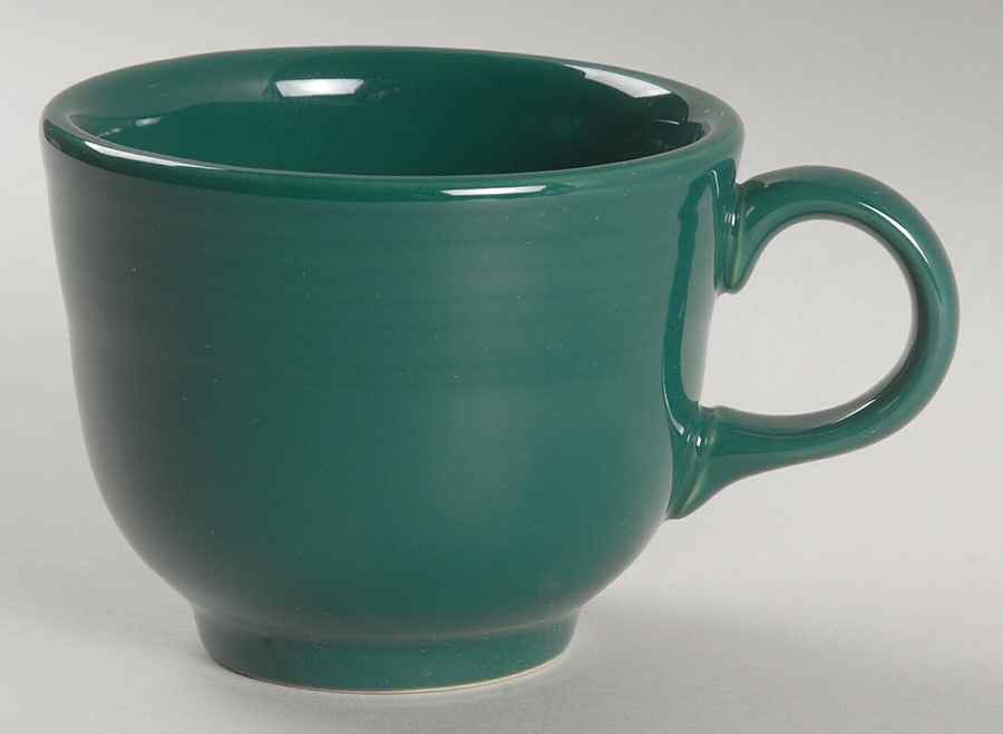 Fiesta Evergreen (Intro 2007) Flat Cup by Homer Laughlin -1