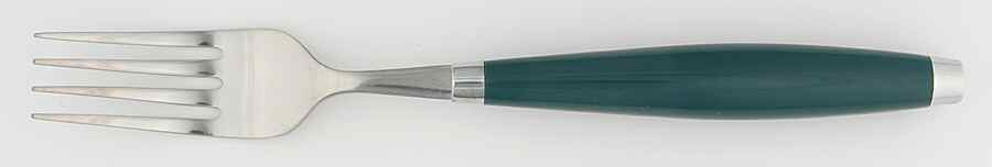 Fiesta Evergreen (Intro 2007) Dinner Fork (7 1/2" or Larger) by Homer Laughlin -1