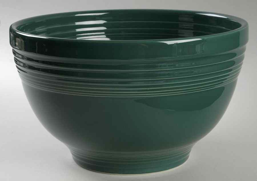 Fiesta Evergreen (Intro 2007) 11" Baking Bowl by Homer Laughlin -1
