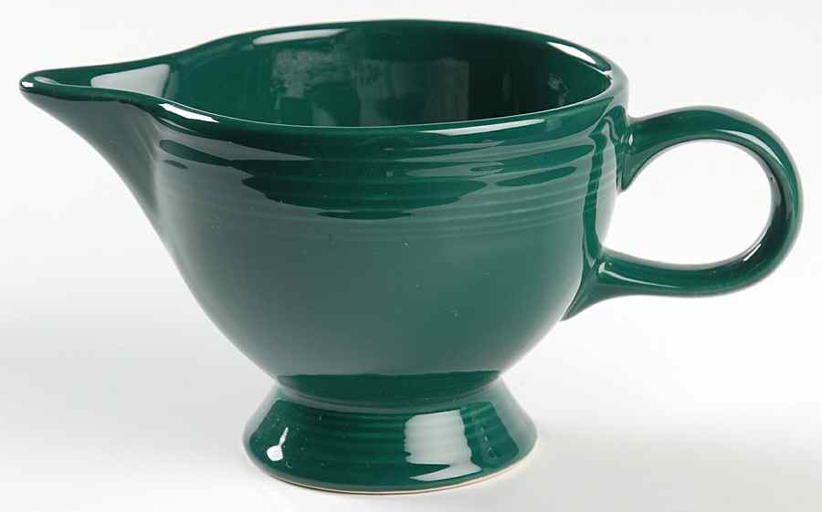 Fiesta Evergreen (Intro 2007) Individual Creamer by Homer Laughlin -1