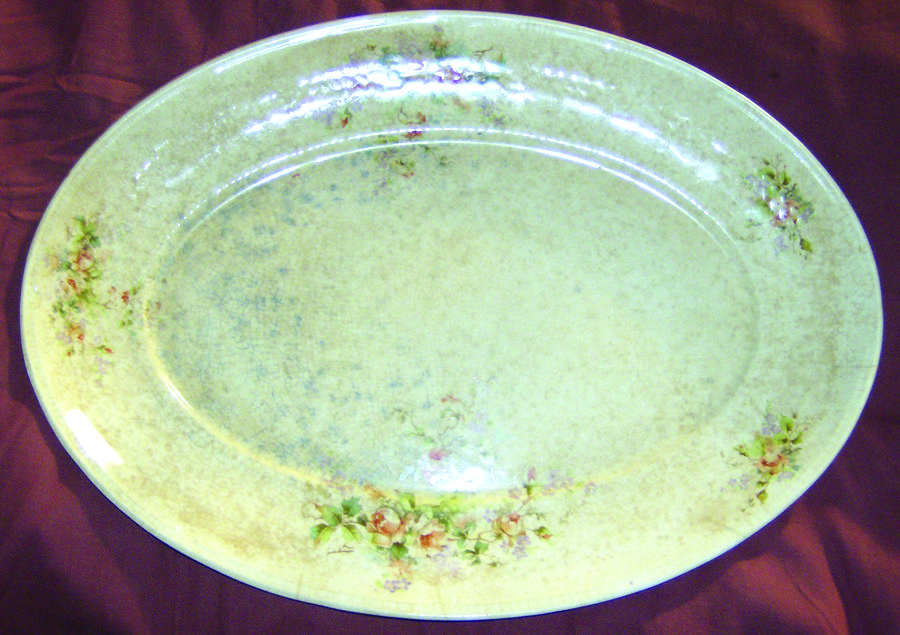 HLC2723 14" Oval Serving Platter by Homer Laughlin -1