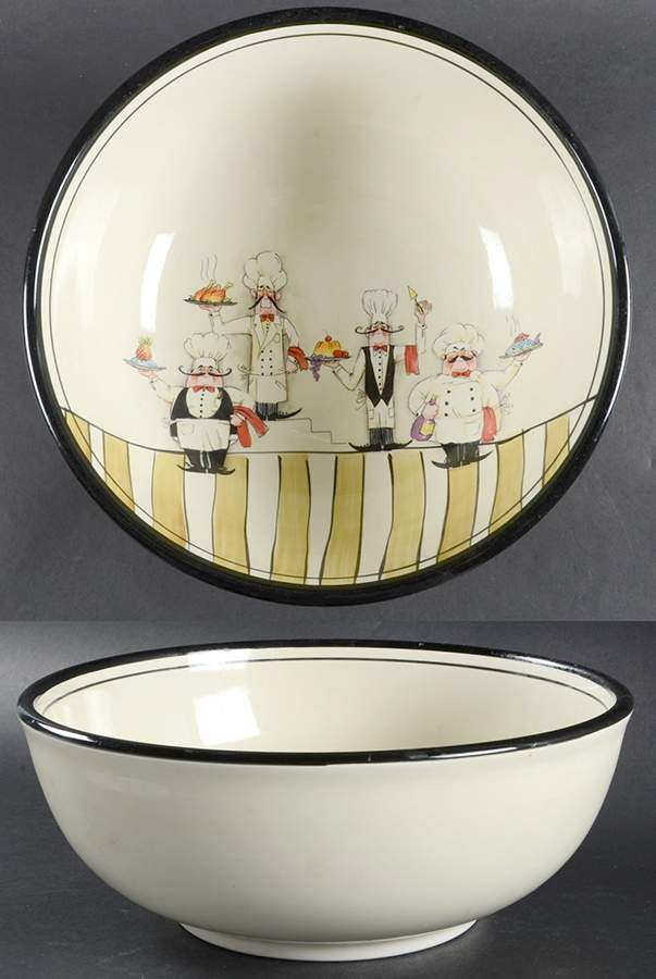 Le Chef 11" Large Salad Serving Bowl by Hd Designs-1