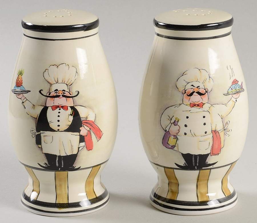Le Chef Salt & Pepper Set by Hd Designs-1