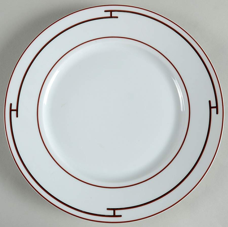 Rythme Red Dinner Plate by Hermes-1