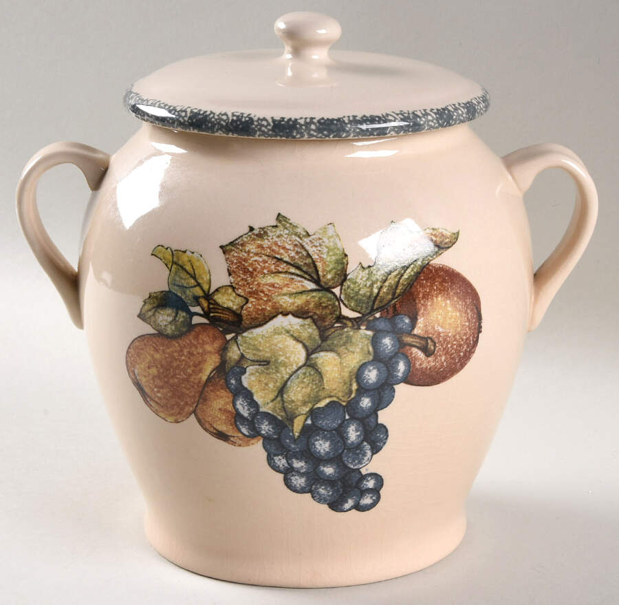 Fruit Small Canister & Lid by Home & Garden Party-1