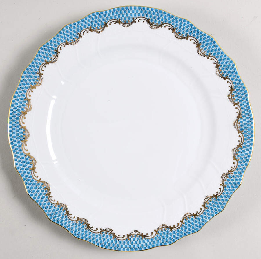 Fish Scale Dinner Plate by Herend-1