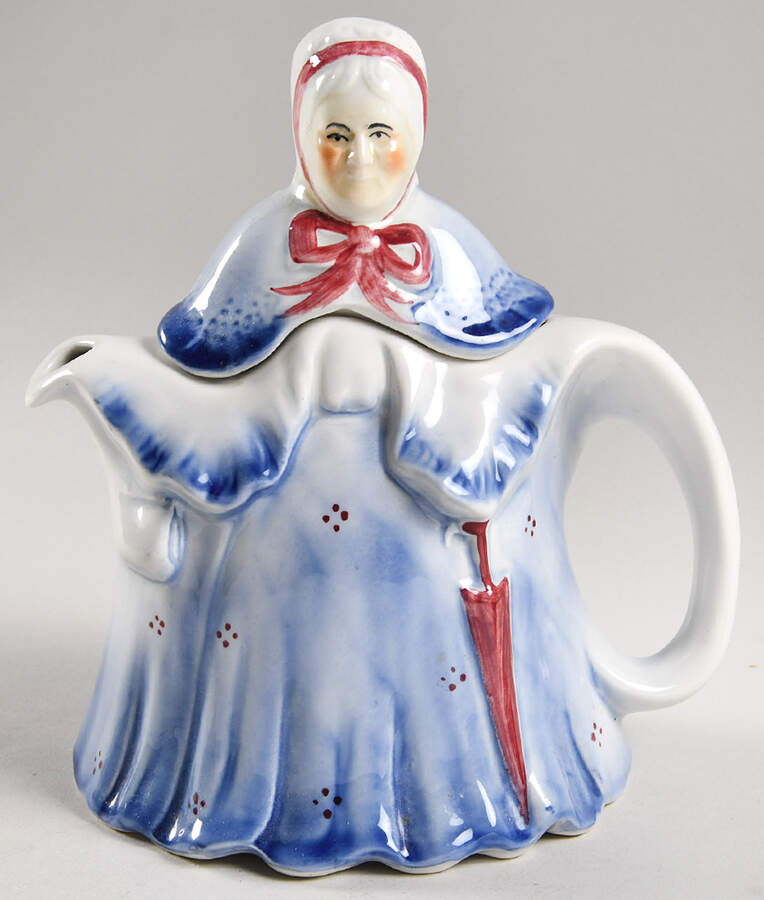 Little Old Lady Teapot & Lid by HJ Wood-1