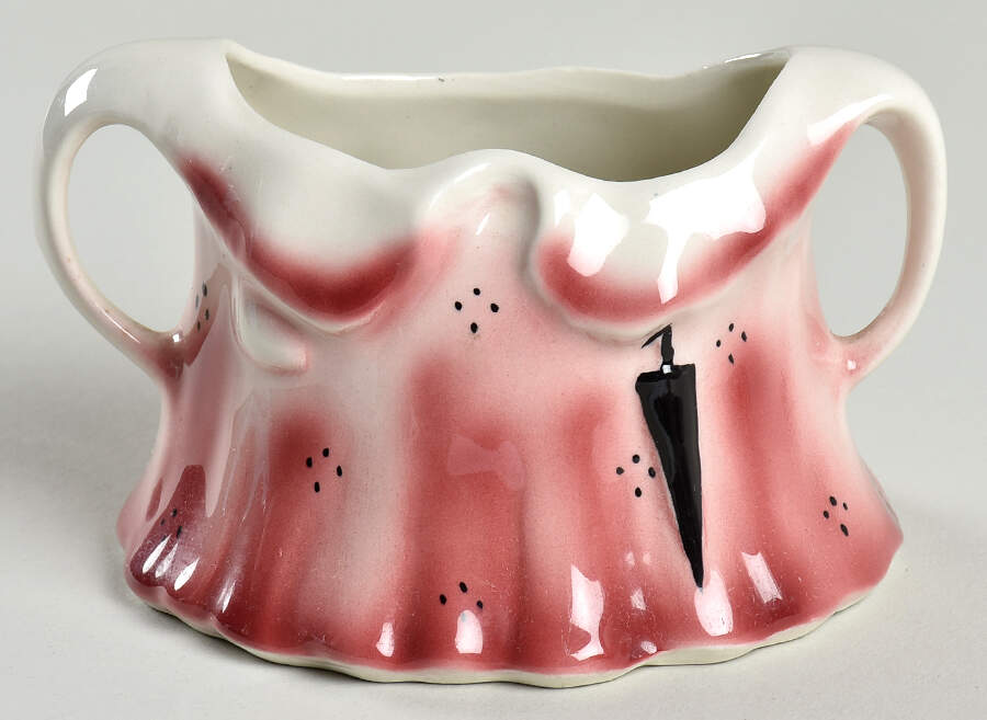 Little Old Lady Sugar Bowl No Lid by HJ Wood-1
