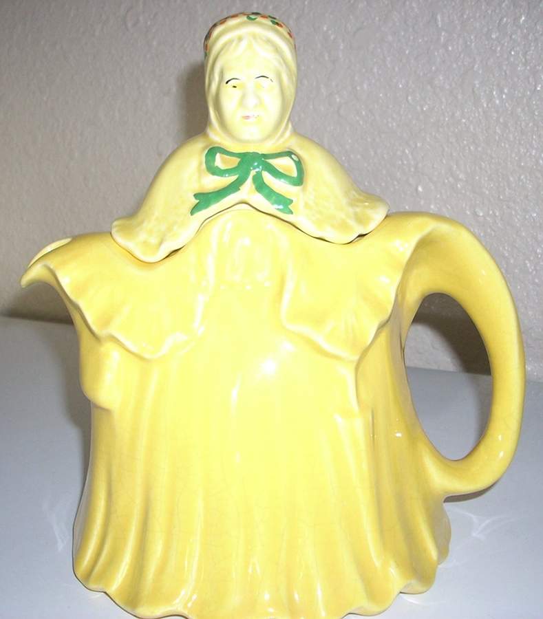 Little Old Lady Teapot & Lid by HJ Wood-1