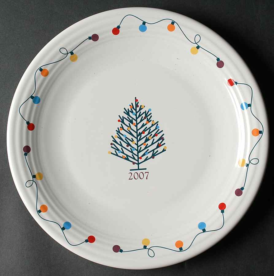 Fiesta Light (Collector Plate) 2007 Annual Christmas Plate by Homer Laughlin -1