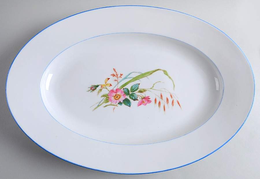 H3643 18" Oval Serving Platter by Haviland-1