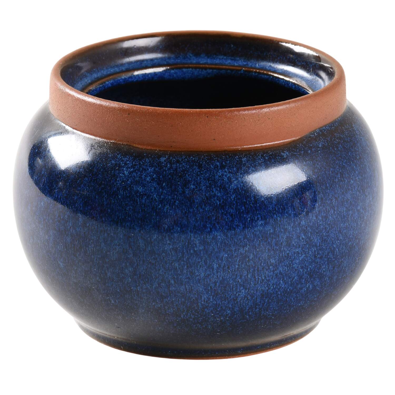 Suffolk Tableware Blue Sugar Bowl No Lid by Henry Watson-1