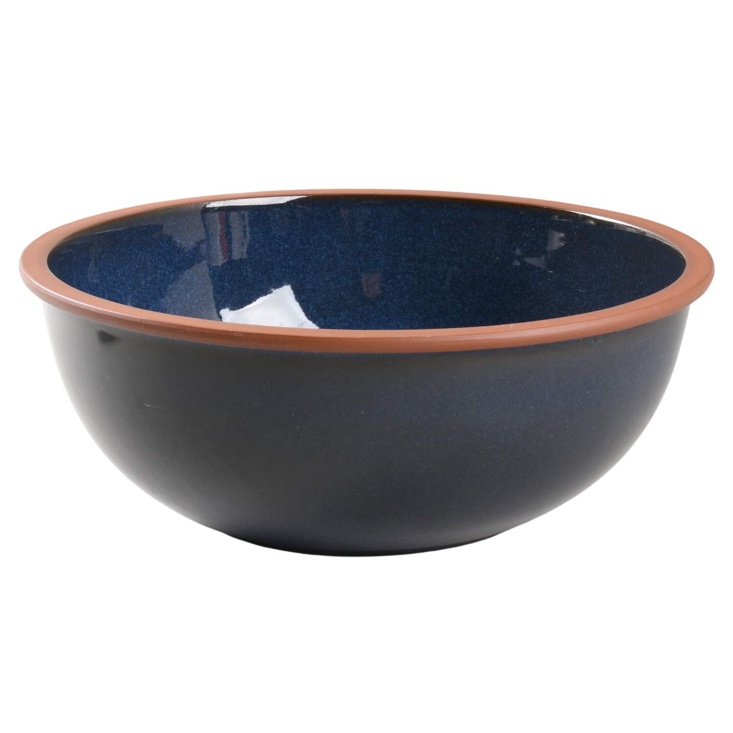 Suffolk Tableware Blue 9" Round Vegetable Bowl by Henry Watson-1