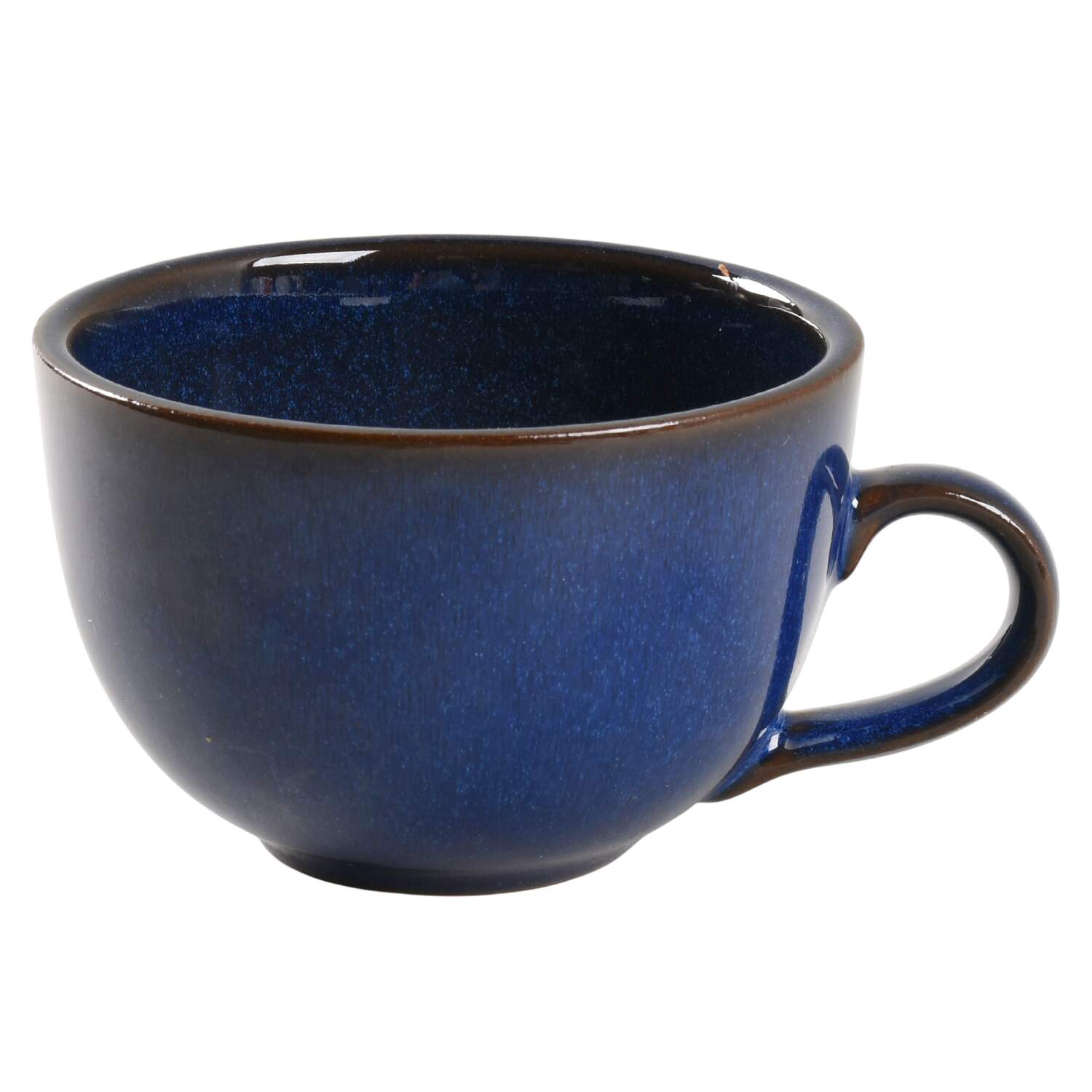Suffolk Tableware Blue Flat Cup by Henry Watson-1