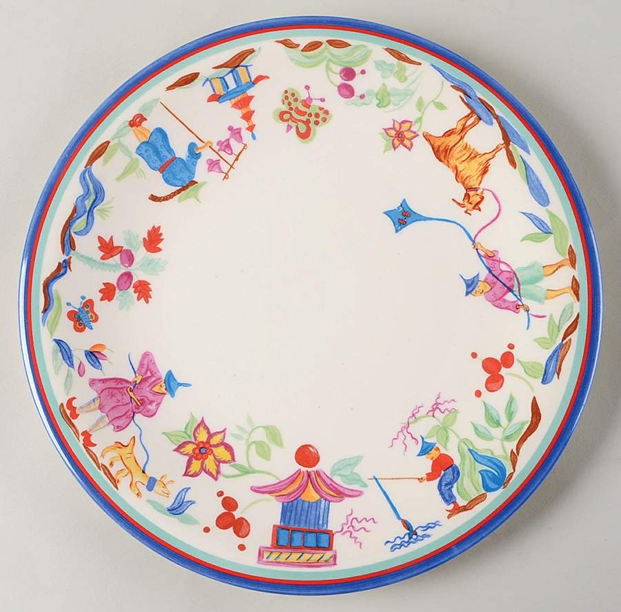 Chinatown Salad/Dessert Plate by Home James-1