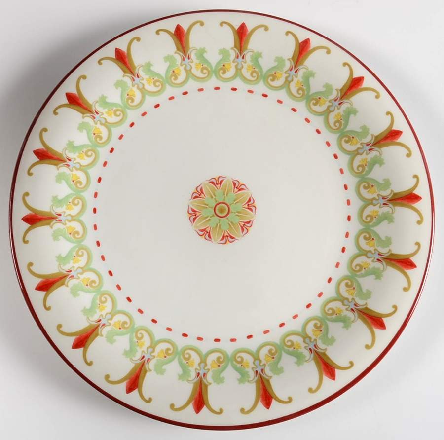 Grand Tour Dinner Plate by Home James-1