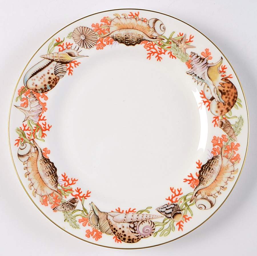Sea Treasures Salad/Dessert Plate by Home James-1