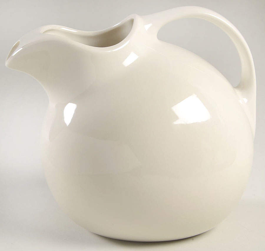 White 64 Oz Ball Jug by Hall-1