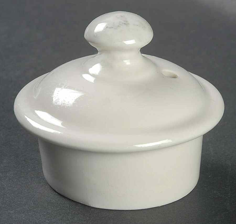 White Lid for Mini Boston Teapot by Hall-1