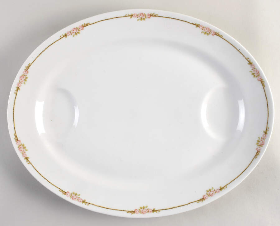 H3678 18" Oval Serving Platter by Haviland-1