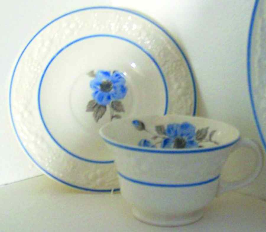 HLC2580 Footed Cup & Saucer Set by Homer Laughlin -1