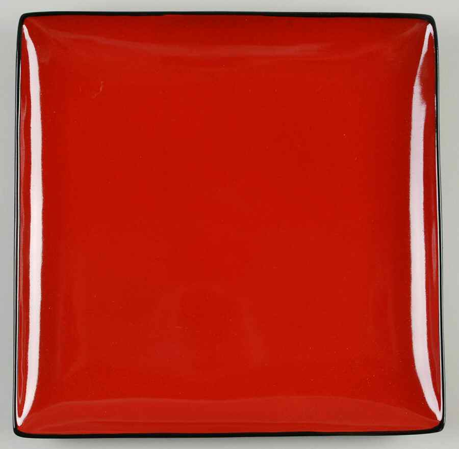 Rave Red Square 12" Square Chop Plate by Home Trends-1