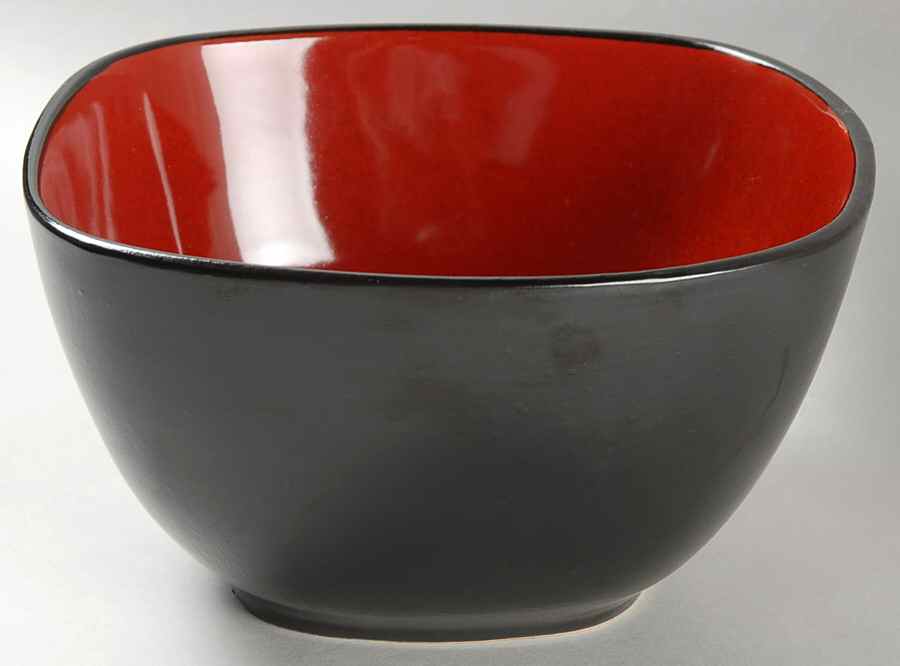 Rave Red Square 8" Mixing Bowl by Home Trends-1