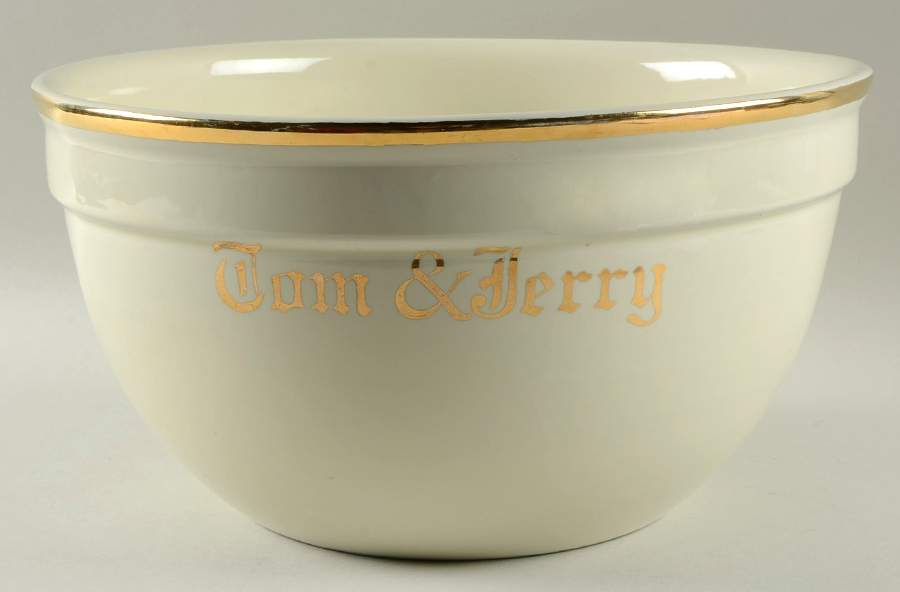 Tom and Jerry (Ivory) Open Tom And Jerry Bowl by Hall-1