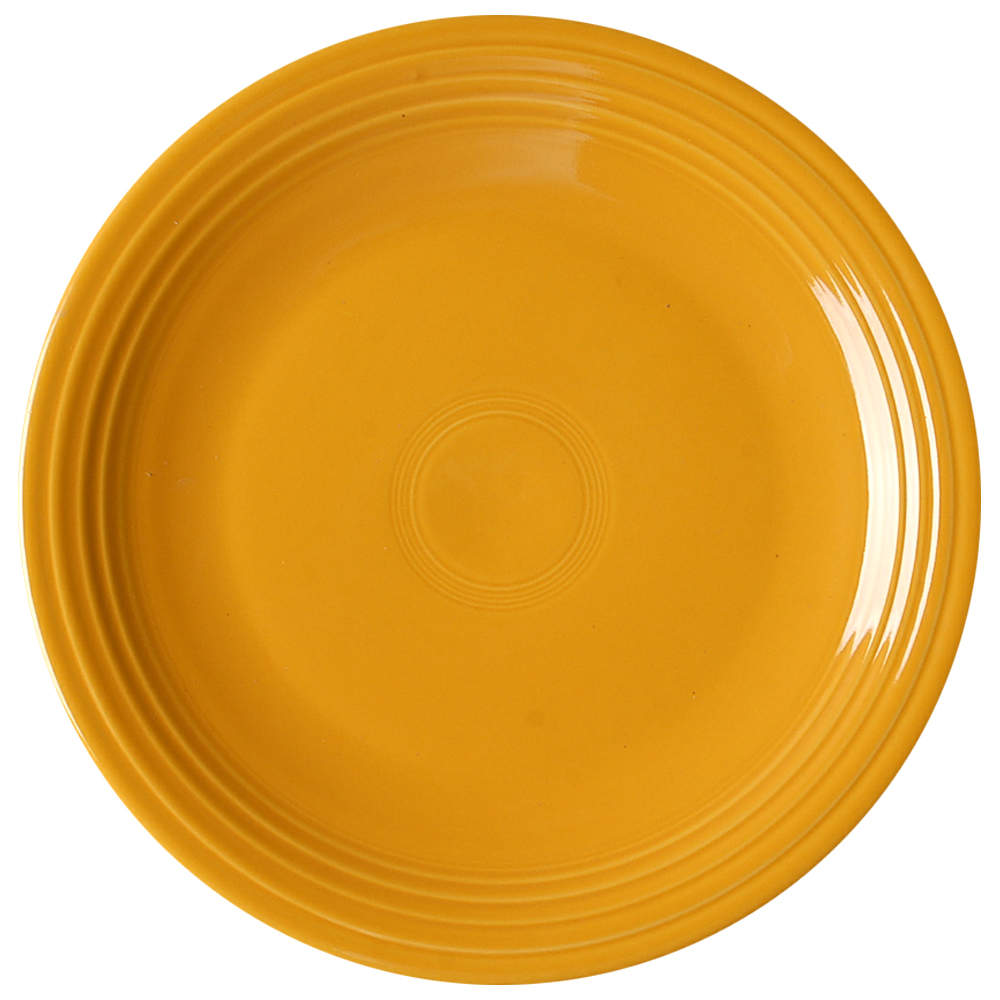 Fiesta Marigold (Intro 2008, 75th Anniversary) 11" Chop Plate (Round Platter) by Homer Laughlin -1