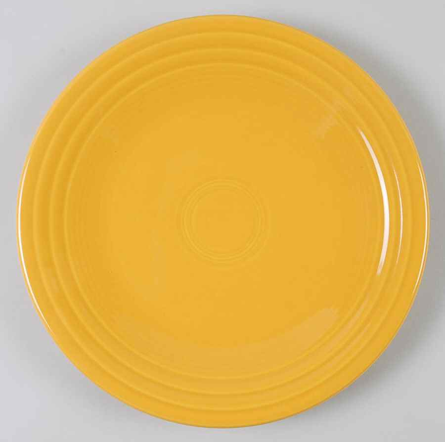 Fiesta Marigold (Intro 2008, 75th Anniversary) Luncheon Plate by Homer Laughlin -1