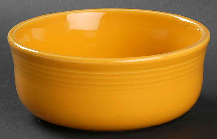 Fiesta Marigold (Intro 2008, 75th Anniversary) Chowder Bowl by Homer Laughlin -1