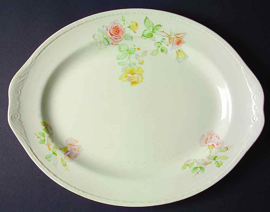 HLC3724 15" Oval Serving Platter by Homer Laughlin -1