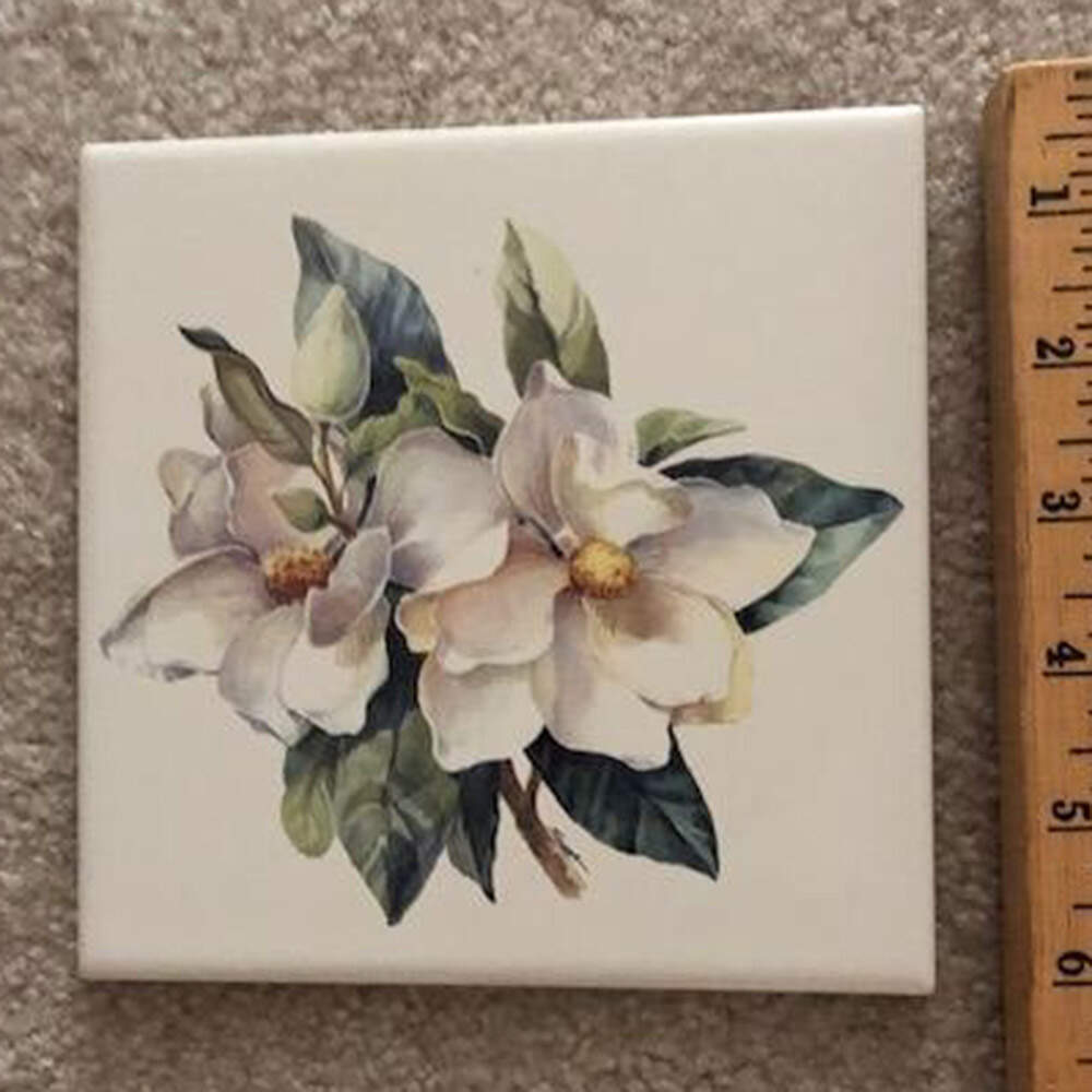 Magnolia Tea Tile by Home & Garden Party-1
