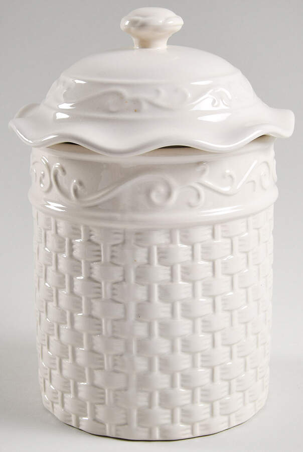 Veranda Medium Canister & Lid by Home & Garden Party-1