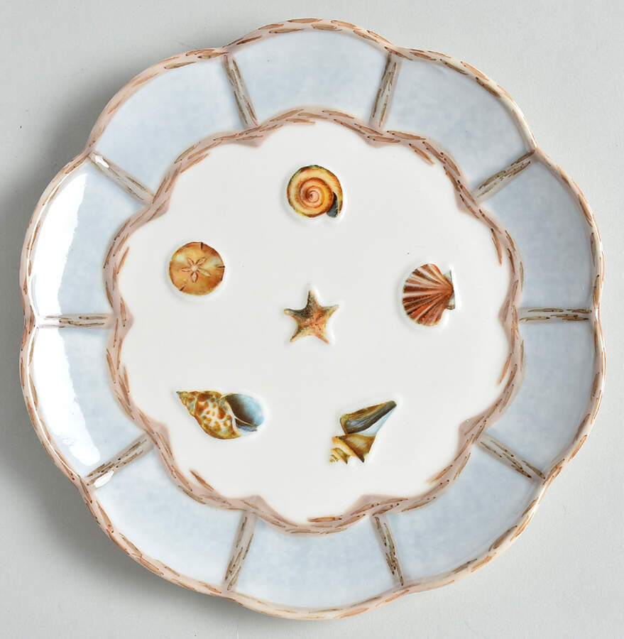 Driftwood Salad Plate by Home Lifestyles-1